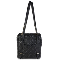 Chanel Black Quilted Calfskin Medium Urban Spirit Backpack Handbag 4