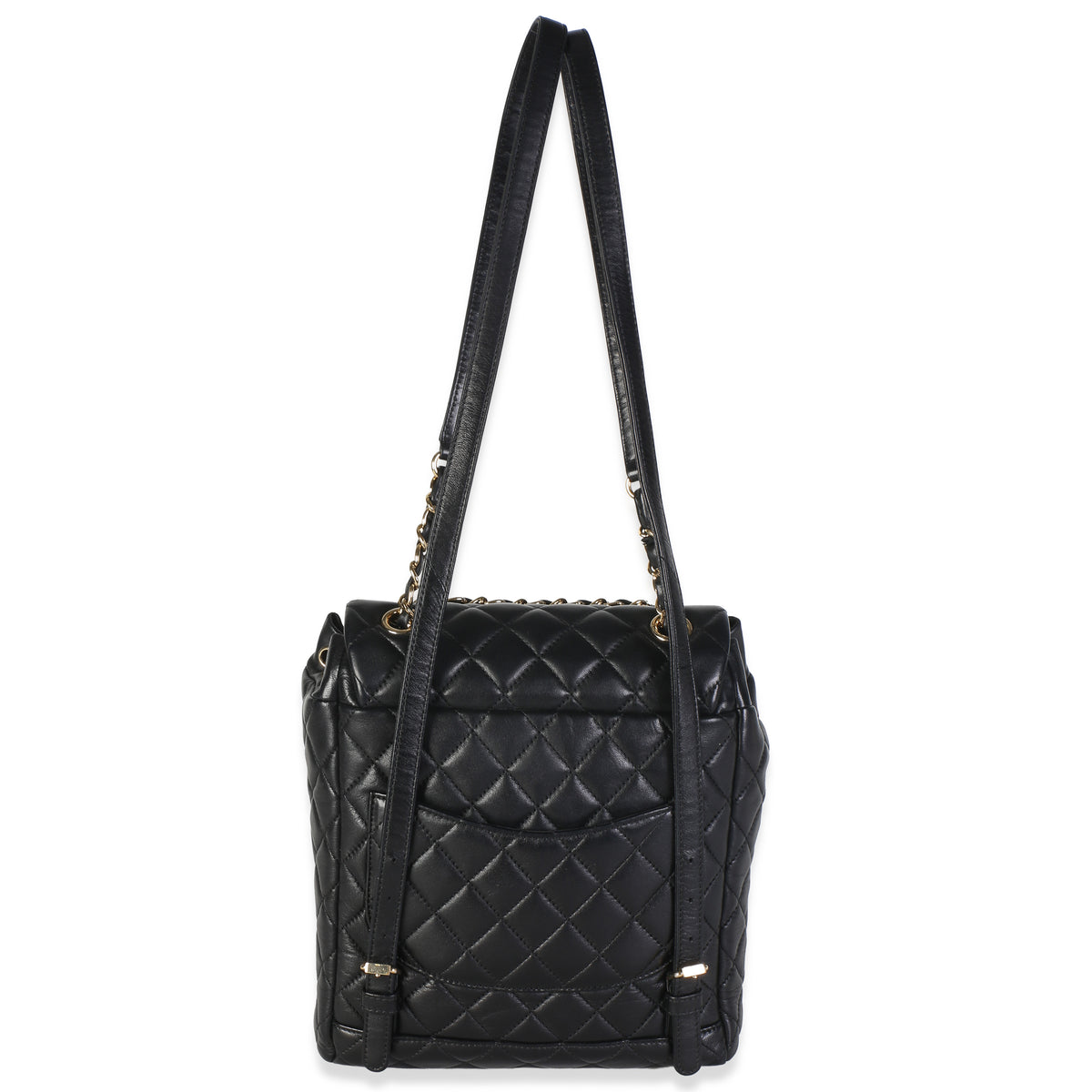 Chanel Black Quilted Calfskin Medium Urban Spirit Backpack Handbag 4