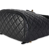 Chanel Black Quilted Calfskin Medium Urban Spirit Backpack Handbag 6