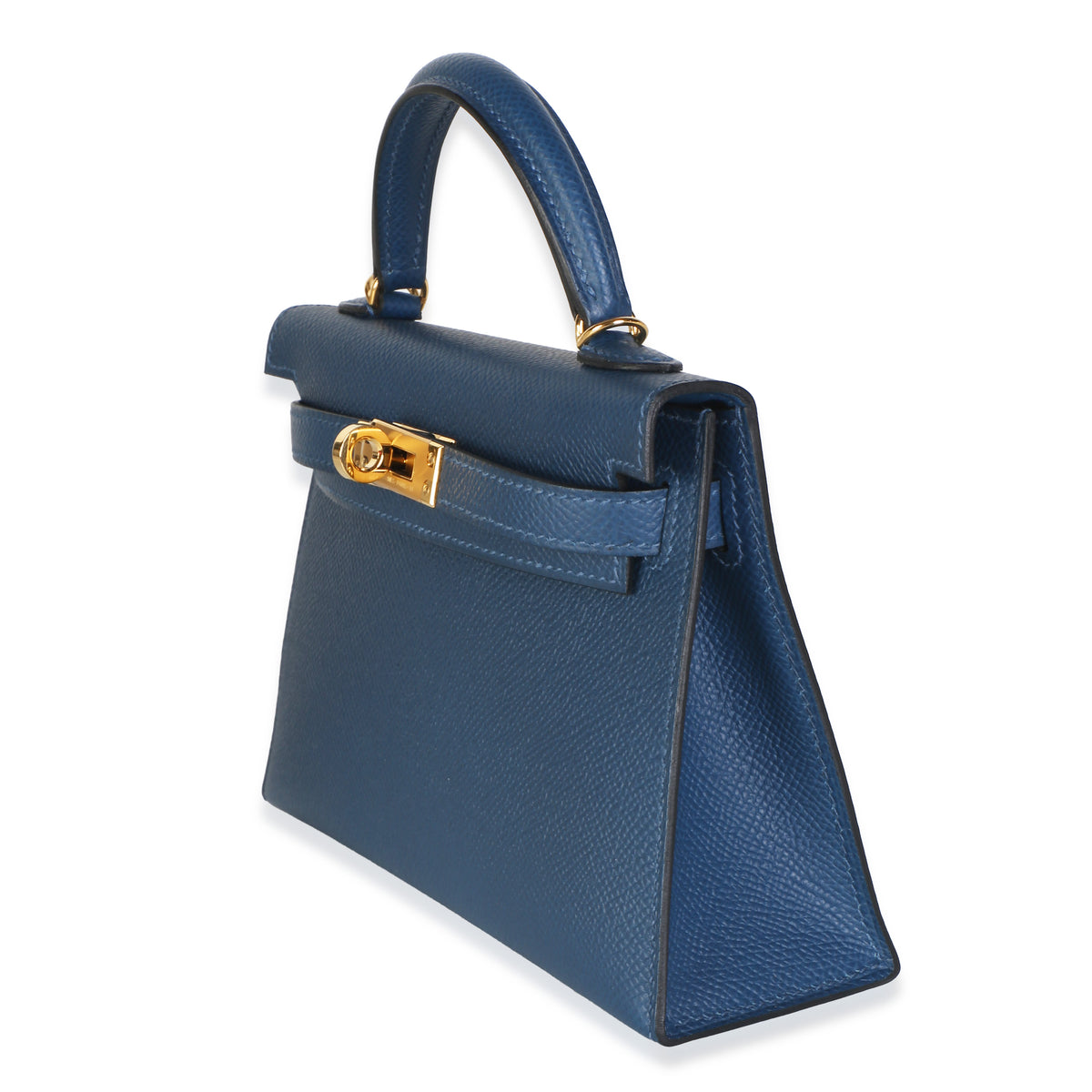 Hermès Deep Bleu Epsom Mini Kelly 20 GHW Handbag 2