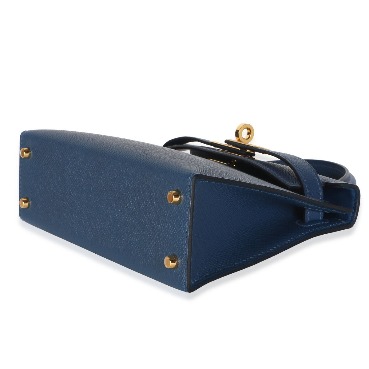 Hermès Deep Bleu Epsom Mini Kelly 20 GHW Handbag 6