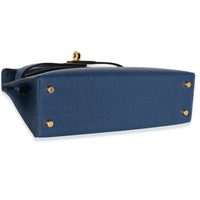 Hermès Deep Bleu Epsom Mini Kelly 20 GHW Handbag 7