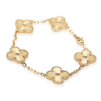 Van Cleef & Arpels Yellow Gold Vintage Alhambra Bracelet 2