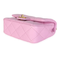 Chanel Pink Quilted Caviar Mini Sweetheart Crush Flap Bag Handbag 6