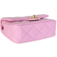 Chanel Pink Quilted Caviar Mini Sweetheart Crush Flap Bag Handbag 7