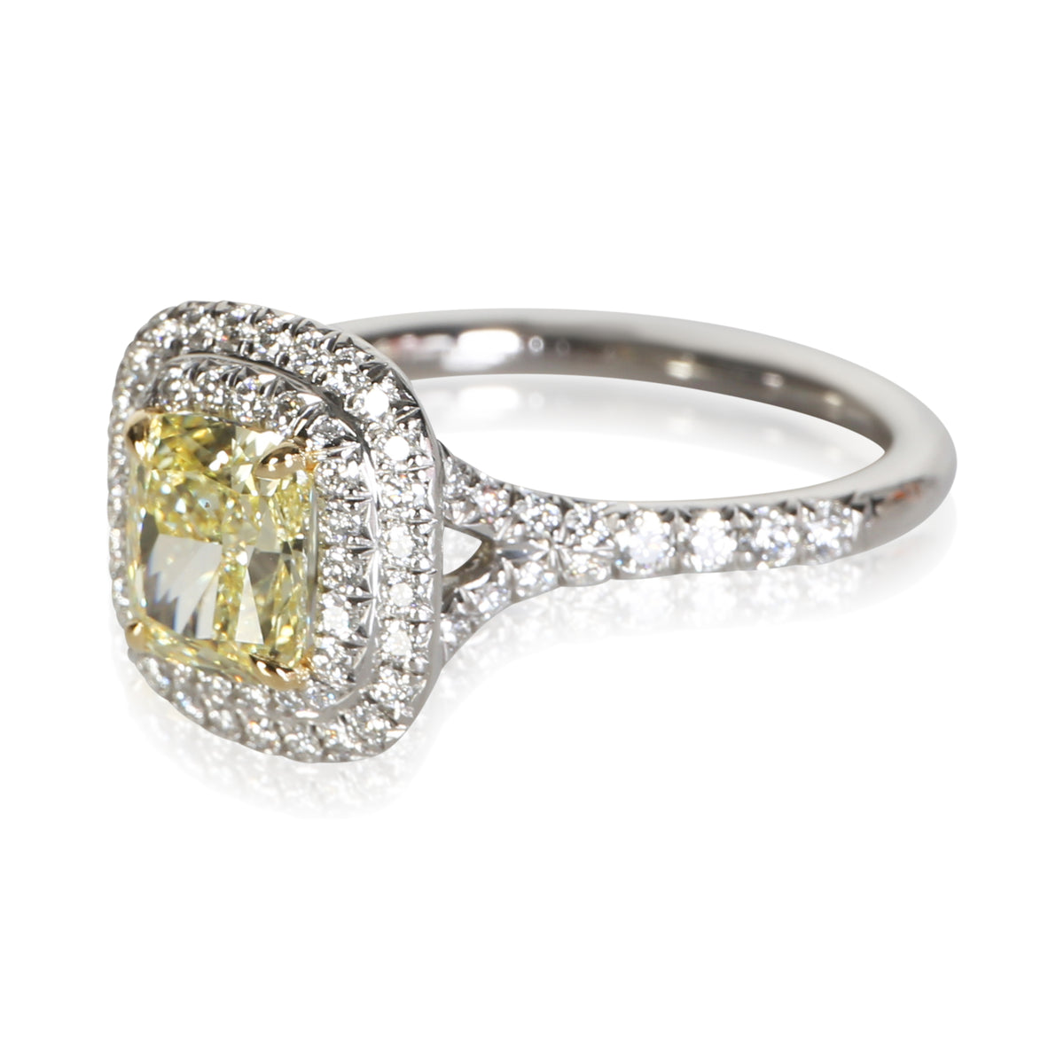 Tiffany & Co. 1.06 ct Cushion Diamond Soleste Engagement Ring 2