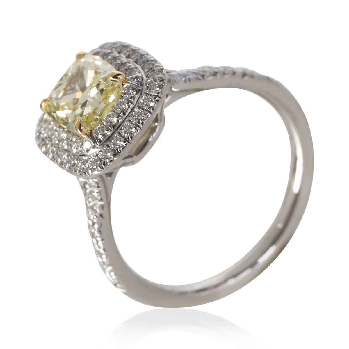 Tiffany & Co. 1.06 ct Cushion Diamond Soleste Engagement Ring 7