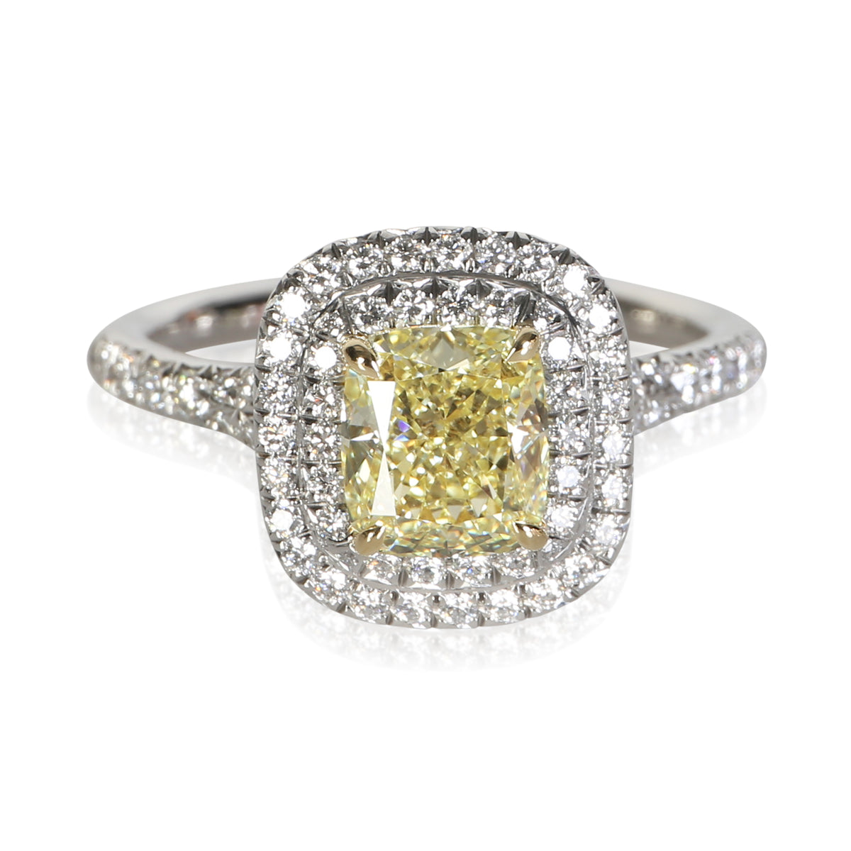 Tiffany & Co. 1.06 ct Cushion Diamond Soleste Engagement Ring fv