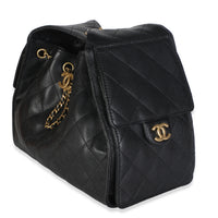 Chanel Black Quilted Caviar Small  25 Hobo Handbag 2