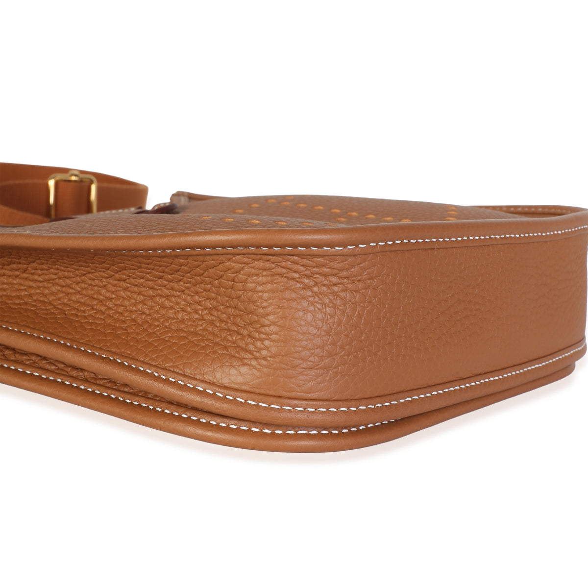 Hermès Gold Clemence Poche III Evelyne 23 GHW Handbag 7