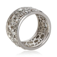 Tiffany & Co. Platinum Diamond Cobblestone Band 5