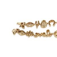 Sydney Evan Yellow Gold Diamond Icon Bracelet 6
