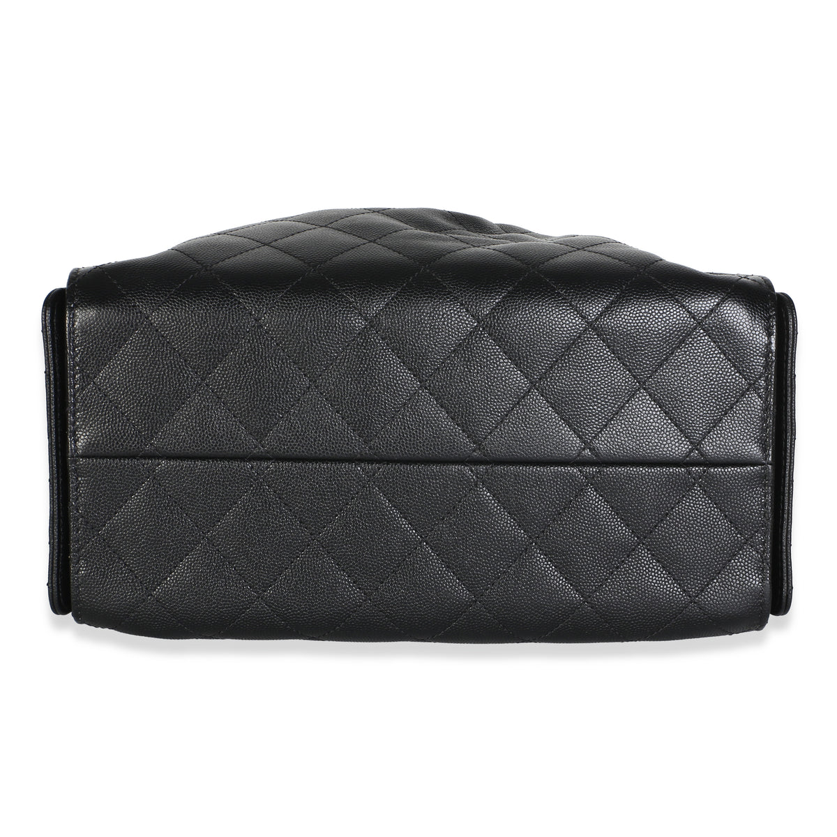 Chanel Black Quilted Caviar Small  25 Hobo Handbag 5