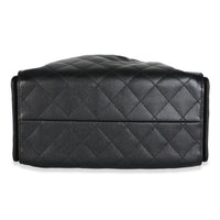 Chanel Black Quilted Caviar Small  25 Hobo Handbag 5