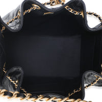 Chanel Black Quilted Caviar Small  25 Hobo Handbag 8