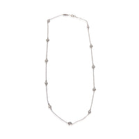 Tiffany & Co. Platinum Diamond Elsa Peretti Diamond By The Yard Necklace 3