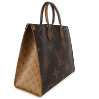 Louis Vuitton Monogram Reverse Canvas Onthego GM Handbag 3
