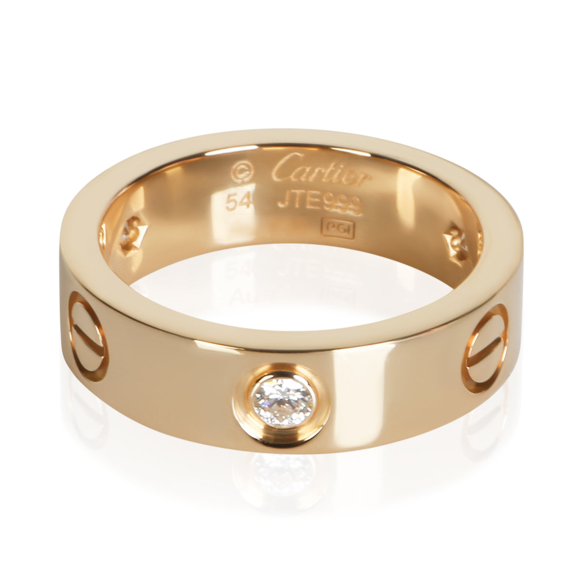 Cartier Yellow Gold Diamond Love Ring 2