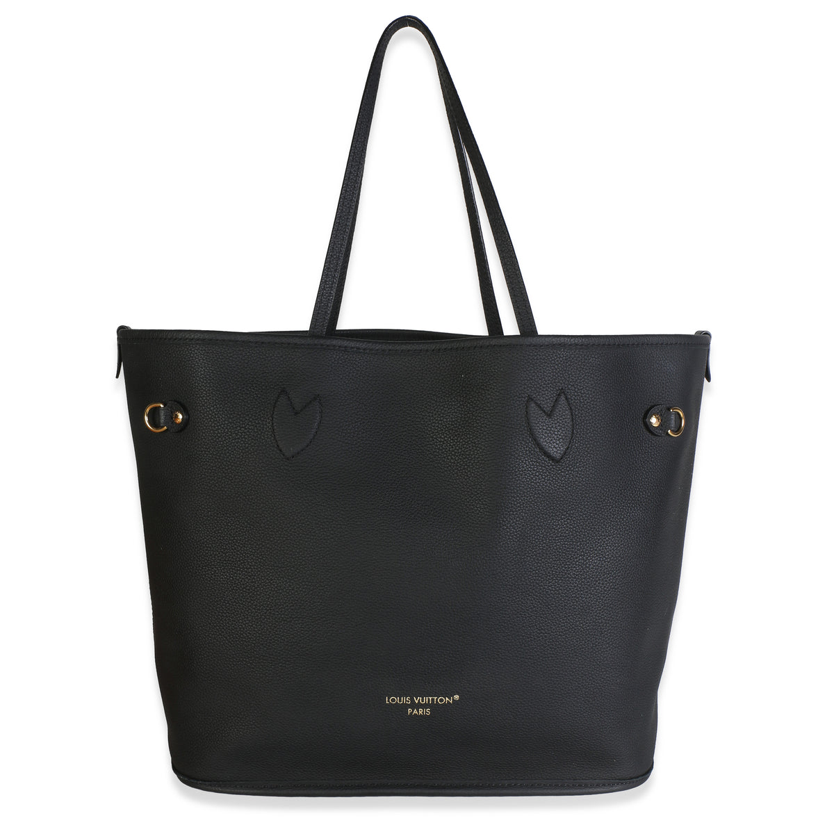 Louis Vuitton Black Monogram Canvas Calfskin Neverfull Inside Out MM Handbag 4