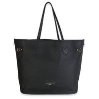 Louis Vuitton Black Monogram Canvas Calfskin Neverfull Inside Out MM Handbag 4
