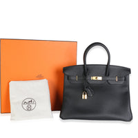 Hermès Black Togo Birkin 35 GHW Handbag 8