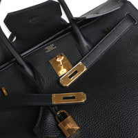 Hermès Black Togo Birkin 35 GHW Handbag 9
