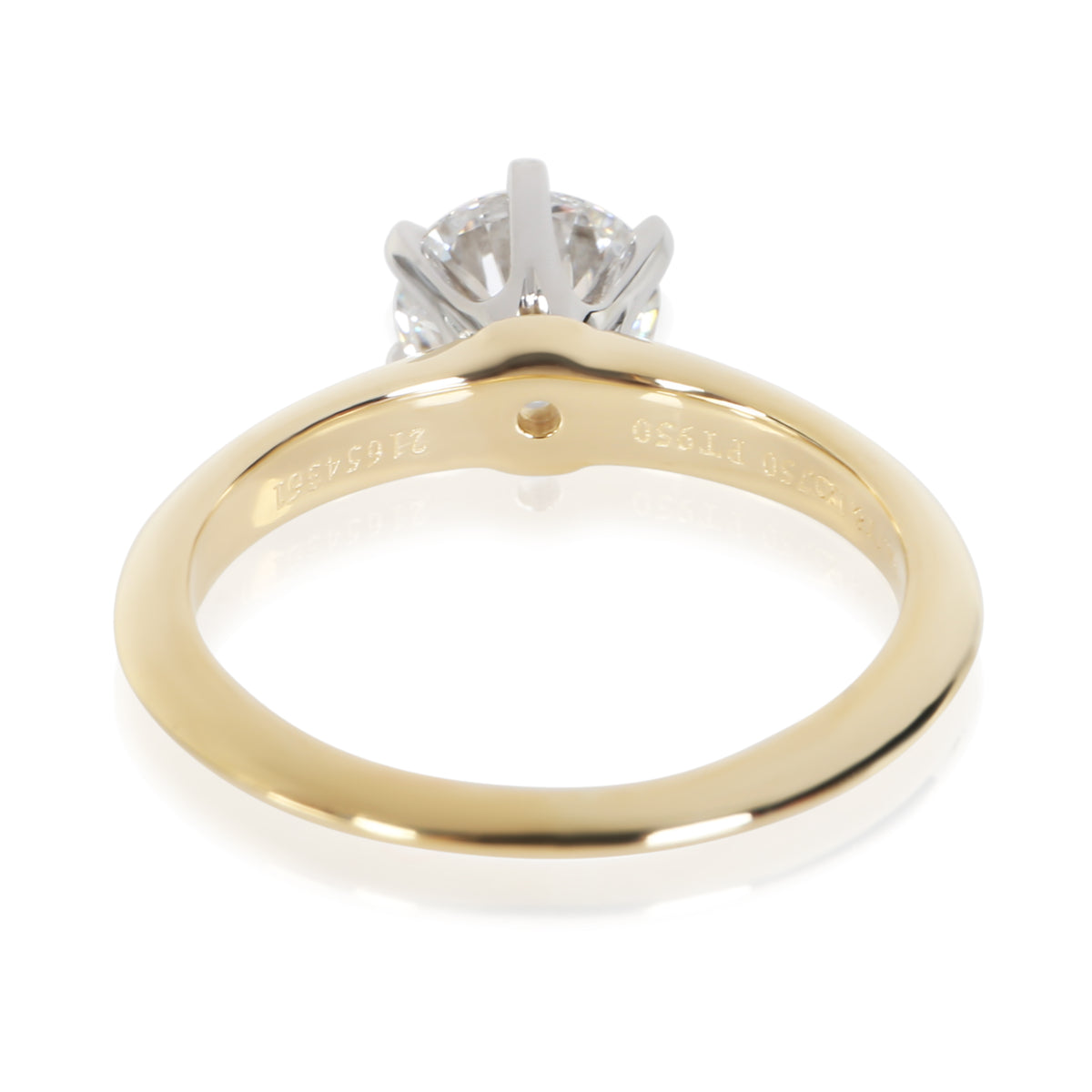 Tiffany & Co. 1 ct Round Brilliant Diamond Engagement Ring 3