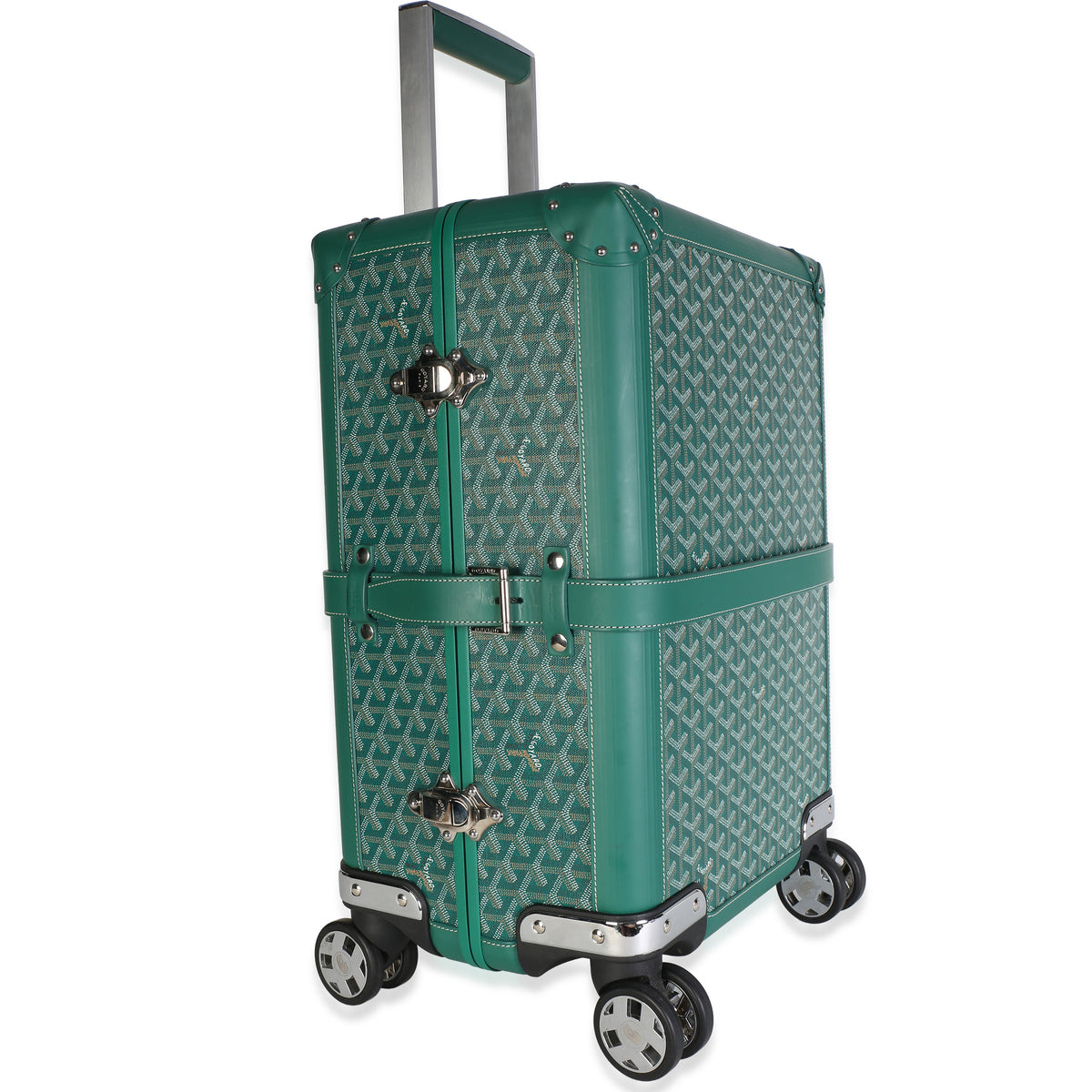 Goyard Green ine Canvas Bourget PM Handbag 3