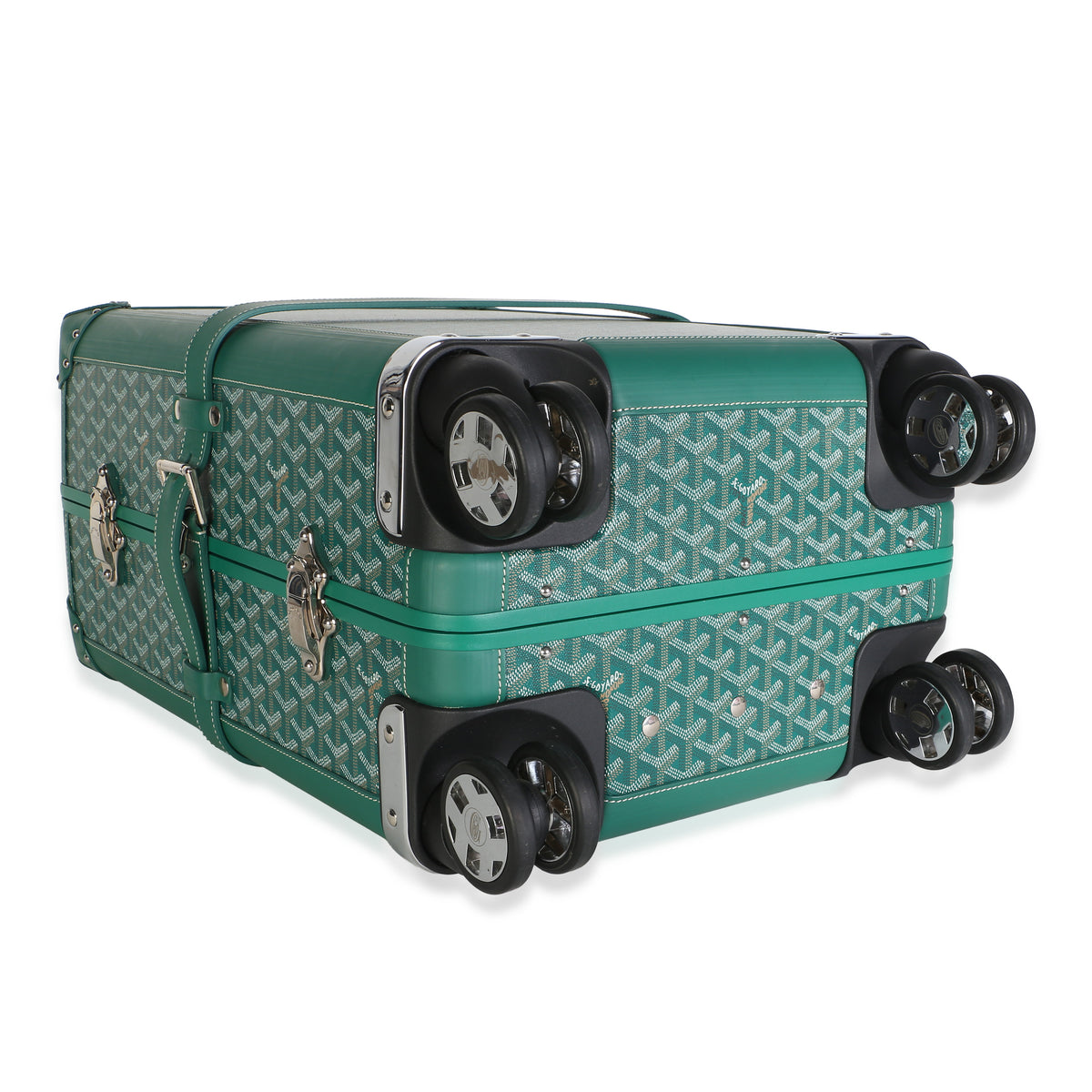 Goyard Green ine Canvas Bourget PM Handbag 7