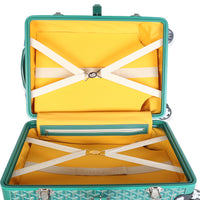Goyard Green ine Canvas Bourget PM Handbag 8