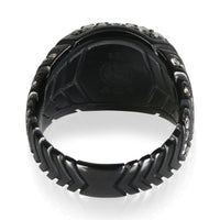 David Yurman Diamond Chevron Signet Ring 3