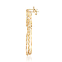 Hermès Yellow Gold Chaine d'Ancre Danae Earrings 3