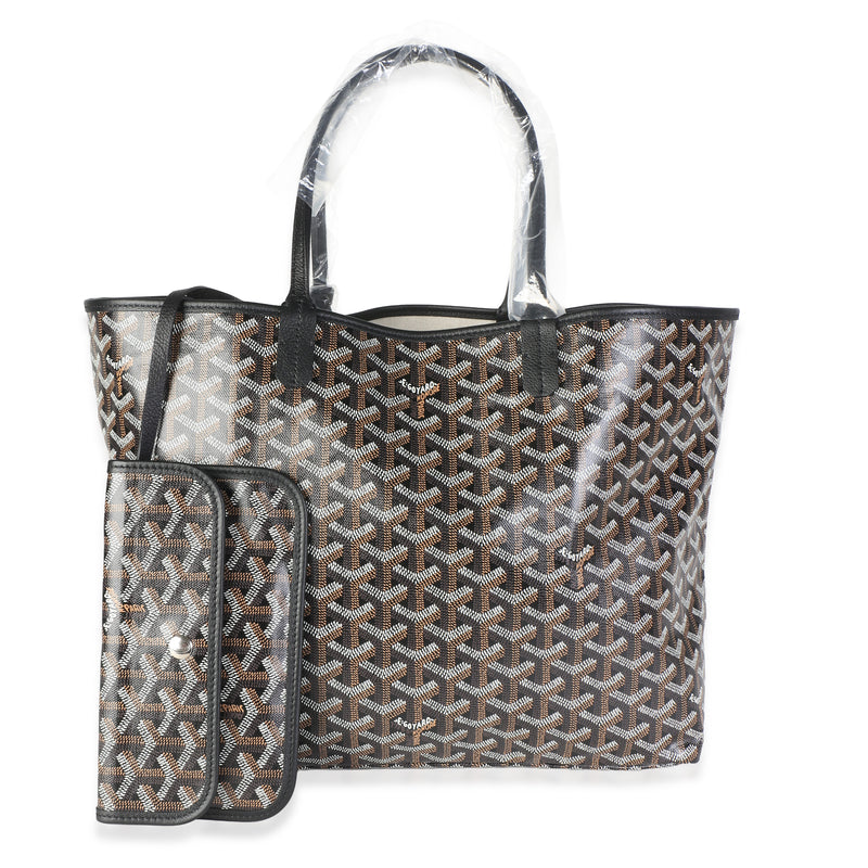 Goyard Black ine Canvas Saint Louis PM Handbag fv