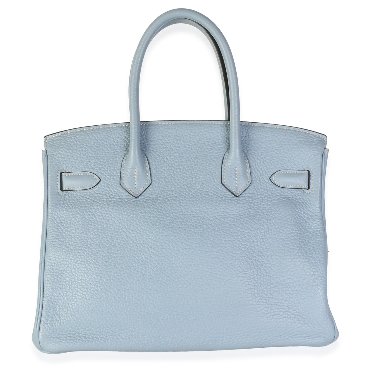 Hermès Bleu Lin Togo Birkin 30 PHW Handbag 4
