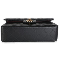 Chanel Black Quilted Lambskin Small Classic Double Flap Bag Handbag 5