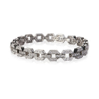 Tiffany & Co. Platinum Diamond Open Link Bracelet 2