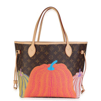 Louis Vuitton x Kusama Monogram Canvas Pumpkin Neverfull MM NM Handbag 2