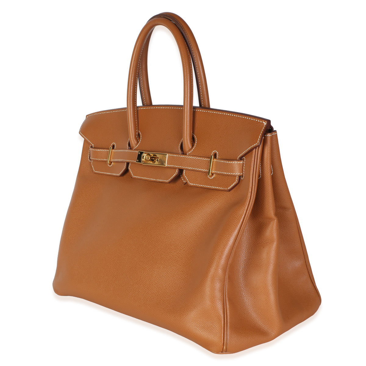 Hermès Gold Courchevel Birkin 35 GHW Handbag 2