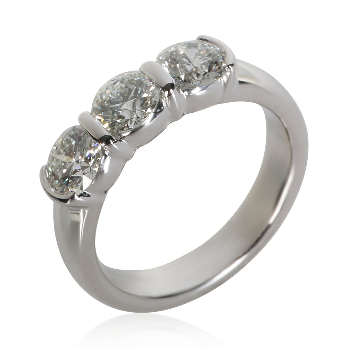 Tiffany & Co. 0.57 ct Round Brilliant Diamond Engagement Ring 6