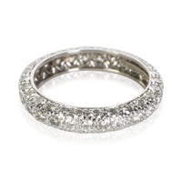 Tiffany & Co. Platinum Diamond Etoile 3 Row Band 2