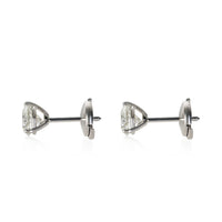 Tiffany & Co. Platinum Diamond Stud Earrings 9