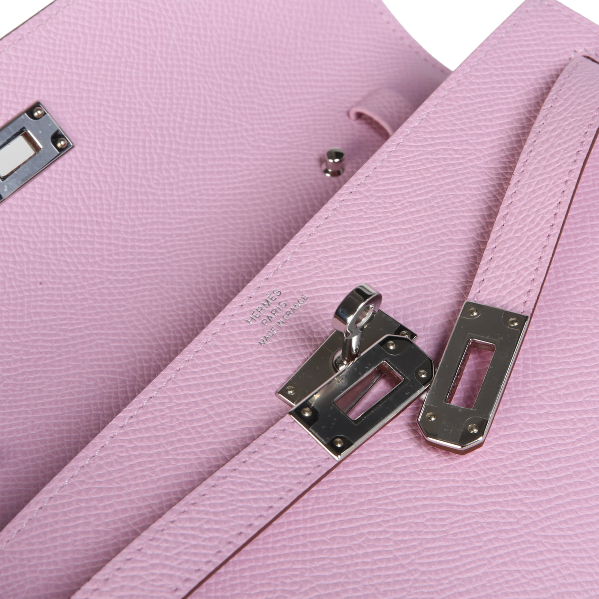 Hermès Mauve Sylvestre Epsom Kelly To Go PHW Handbag 10