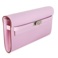 Hermès Mauve Sylvestre Epsom Kelly To Go PHW Handbag 4