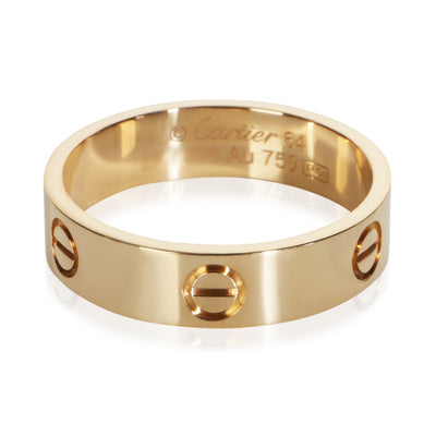 Cartier Yellow Gold Love Ring fv
