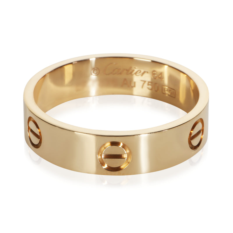 Cartier Yellow Gold Love Ring fv
