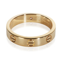 Cartier Yellow Gold Diamond Small Model Love Ring 2