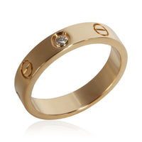 Cartier Yellow Gold Diamond Small Model Love Ring 4