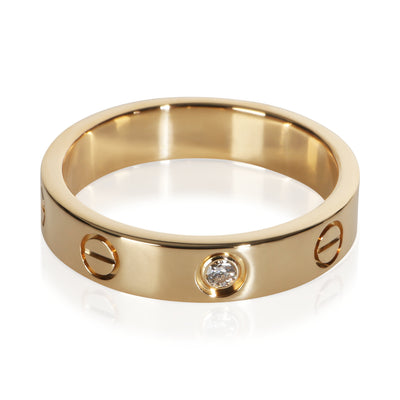 Cartier Yellow Gold Diamond Small Model Love Ring fv
