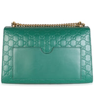 Gucci Green ssima Medium Padlock Shoulder Bag Handbag 4