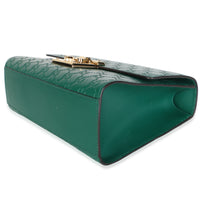 Gucci Green ssima Medium Padlock Shoulder Bag Handbag 6